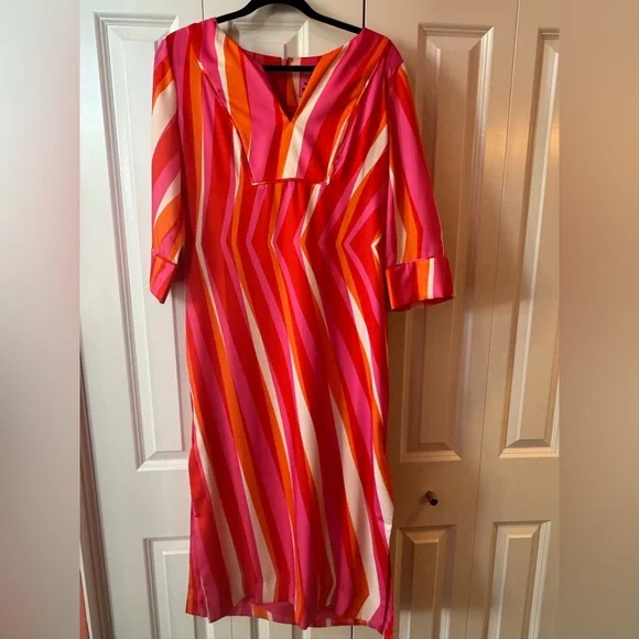 Vintage J.Crew Multicolored Dress - Picture 1 of 6